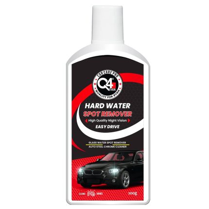 Q4 EVER Auto Care Glass Polish Hard Water Spot Remover (100 Grams Cream)